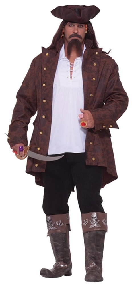 Picture of Pirate Captain Plus Size Adult Mens Costume