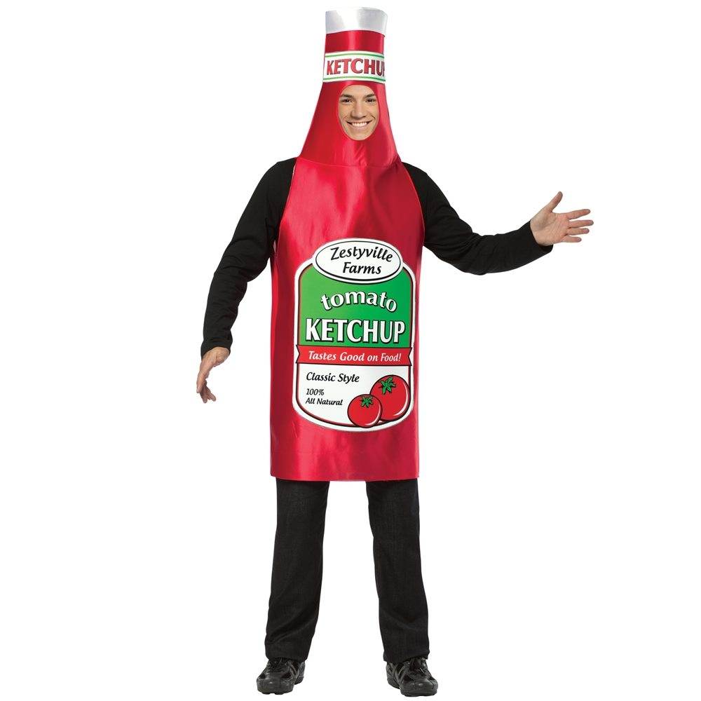Picture of Tomato Ketchup Bottle Adult Costume