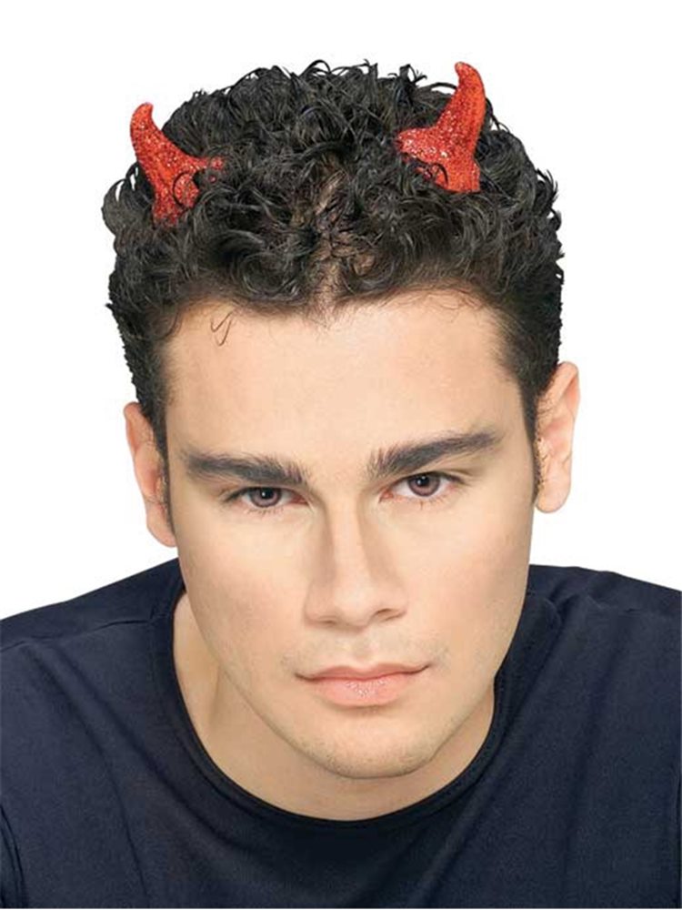 Picture of Red Glitter Devil Horns