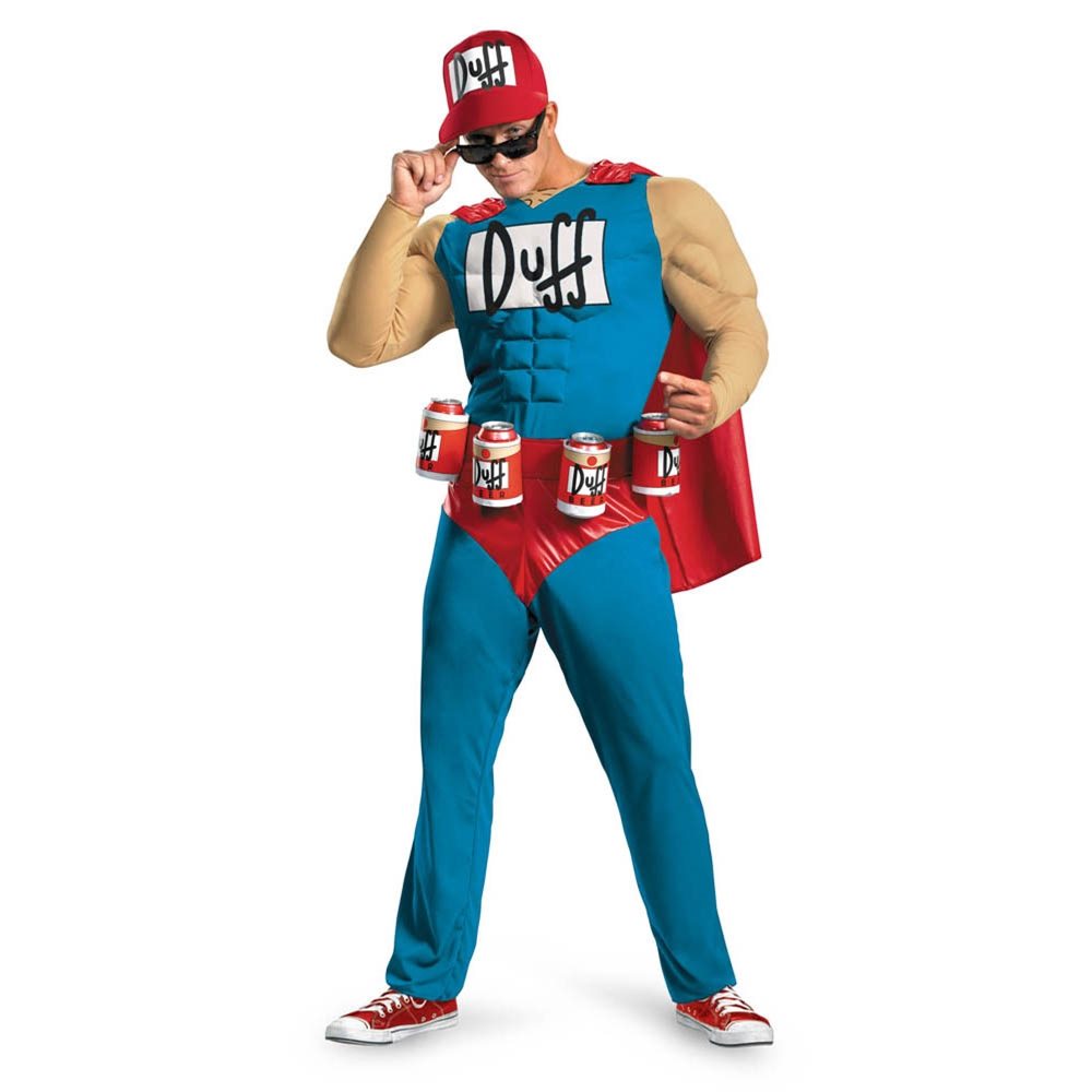 Picture of Simpsons Duffman Classic Muscle Adult Mens Costume