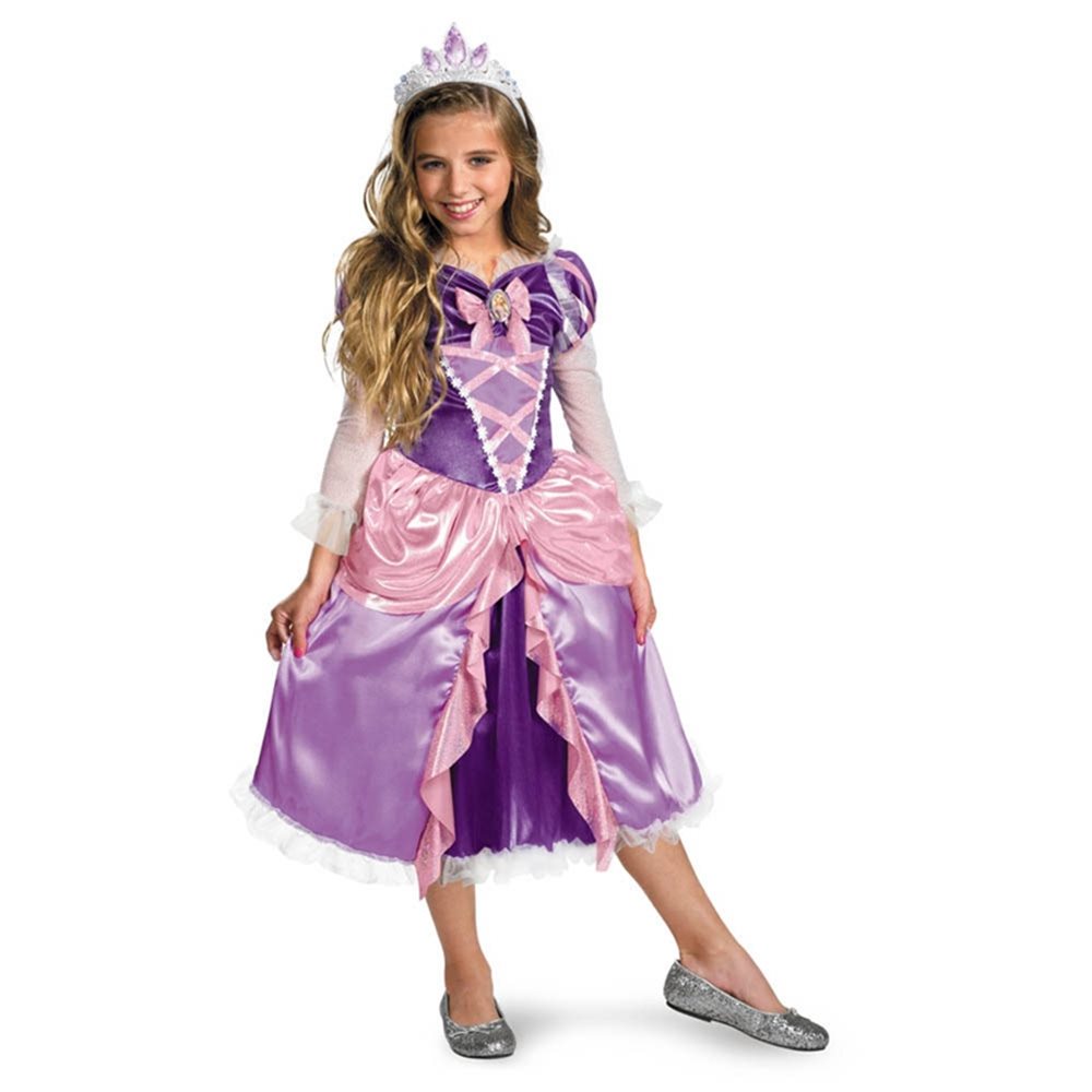 Picture of Disney Tangled Princess Rapunzel Shimmer Deluxe Child Costume