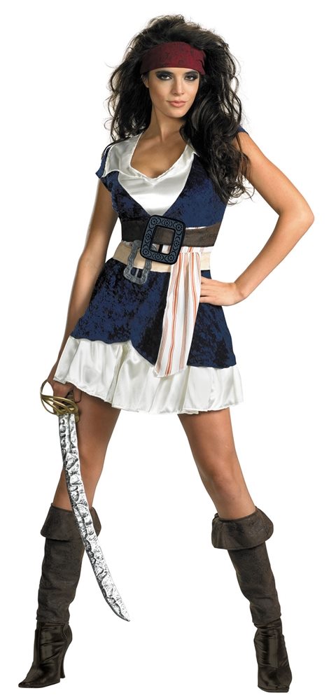 Picture of Sassy Captain Jack Sparrow Adult Womens Costume
