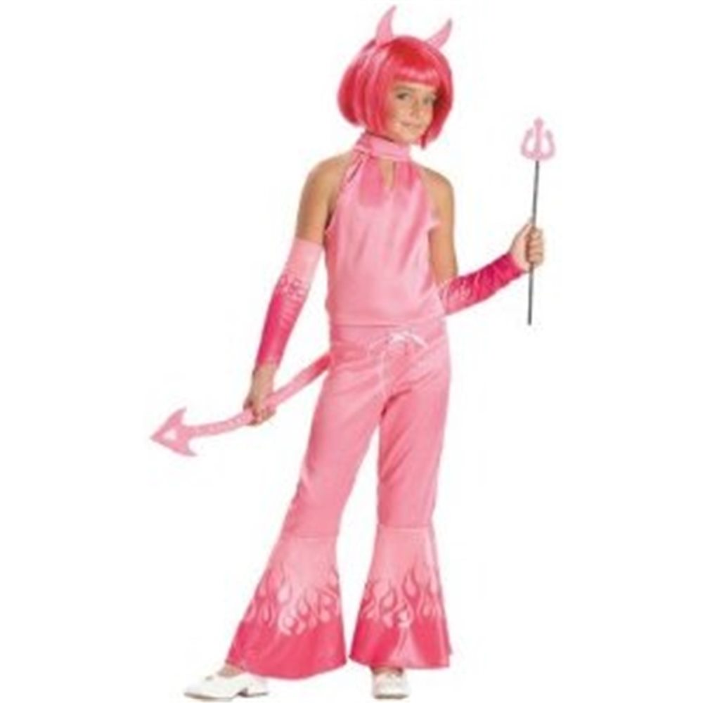 Picture of Deluxe Sassy Devil Pink Child Costume
