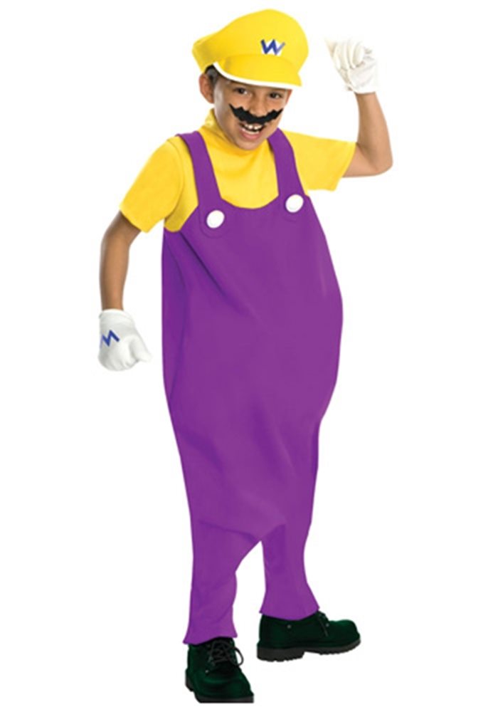 Picture of Deluxe Mario Brothers Wario Child Costume