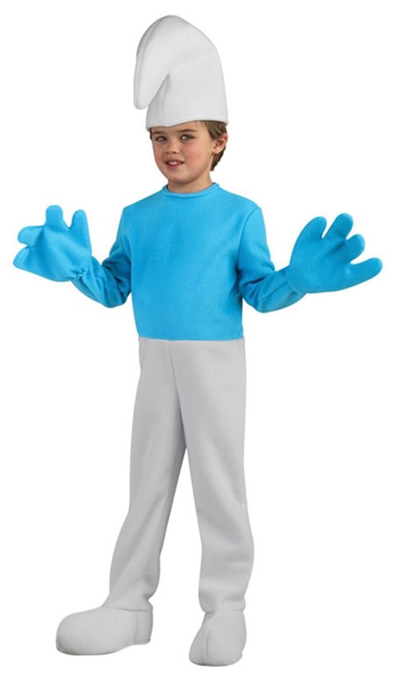 Picture of Smurfs Jumpsuit Deluxe Child Costume