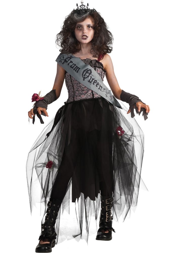 Picture of Goth Prom Queen Child Costume