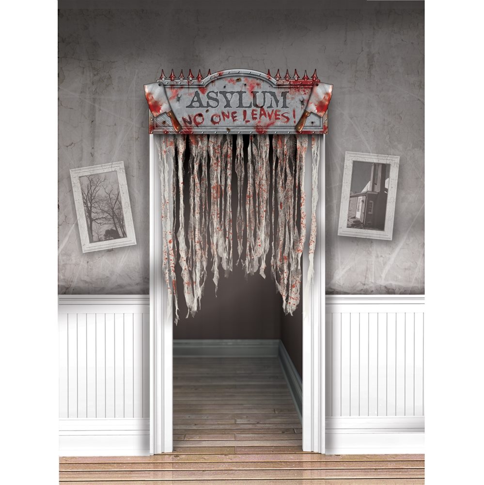 Picture of Asylum Bloody Doorway Curtain