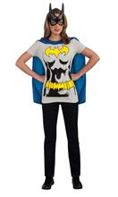 Picture of Batgirl Adult Costume T-Shirt With Cape