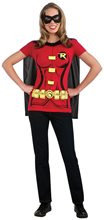 Picture of Miss Robin Adult Womens Shirt & Mask