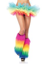Picture of Furry Rainbow Boot Covers