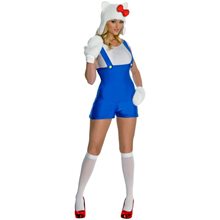 Picture of Hello Kitty Blue Romper Adult Womens Costume