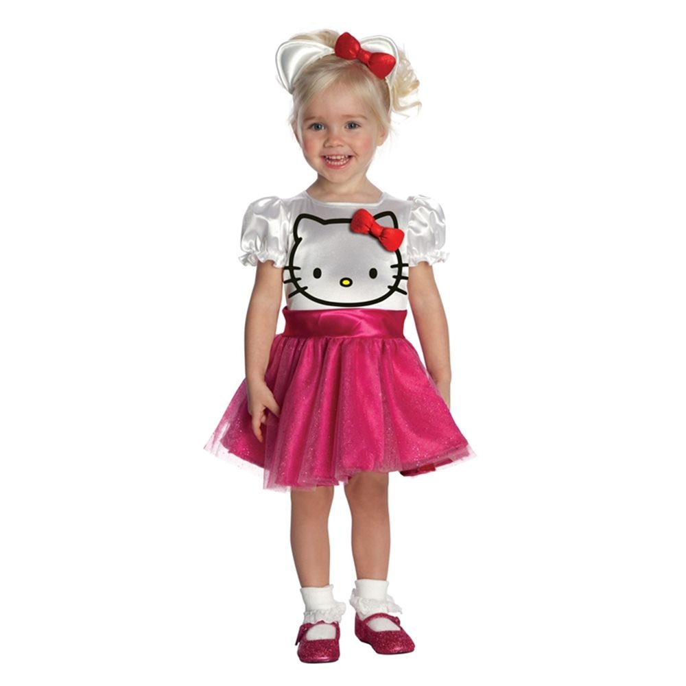 Picture of Hello Kitty Face Tutu Dress Toddler Costume