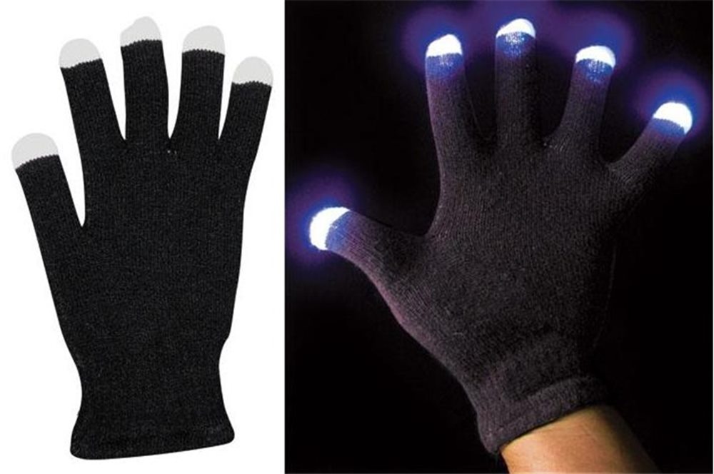 Picture of Black Techno Gloves