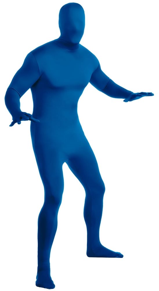Picture of Blue 2nd Skin Adult Mens Costume