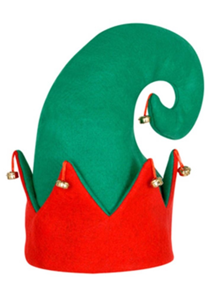 Picture of Felt Elf Hat with Bells
