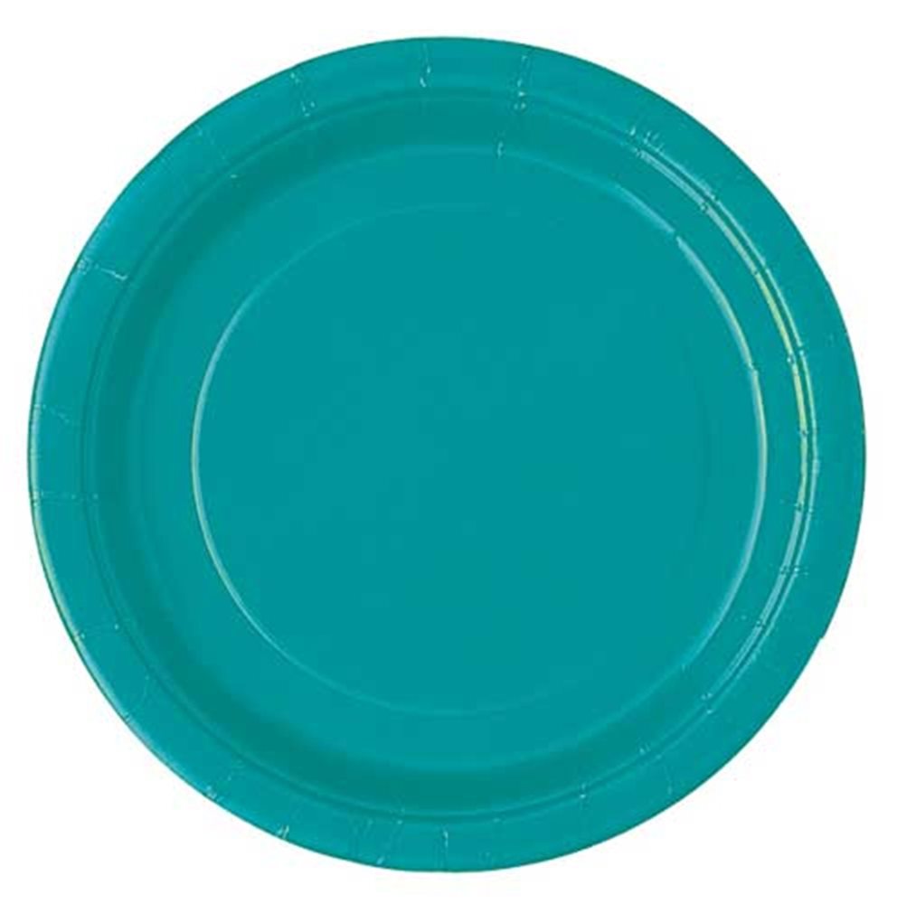 Picture of 9" Caribbean Teal Round Plates