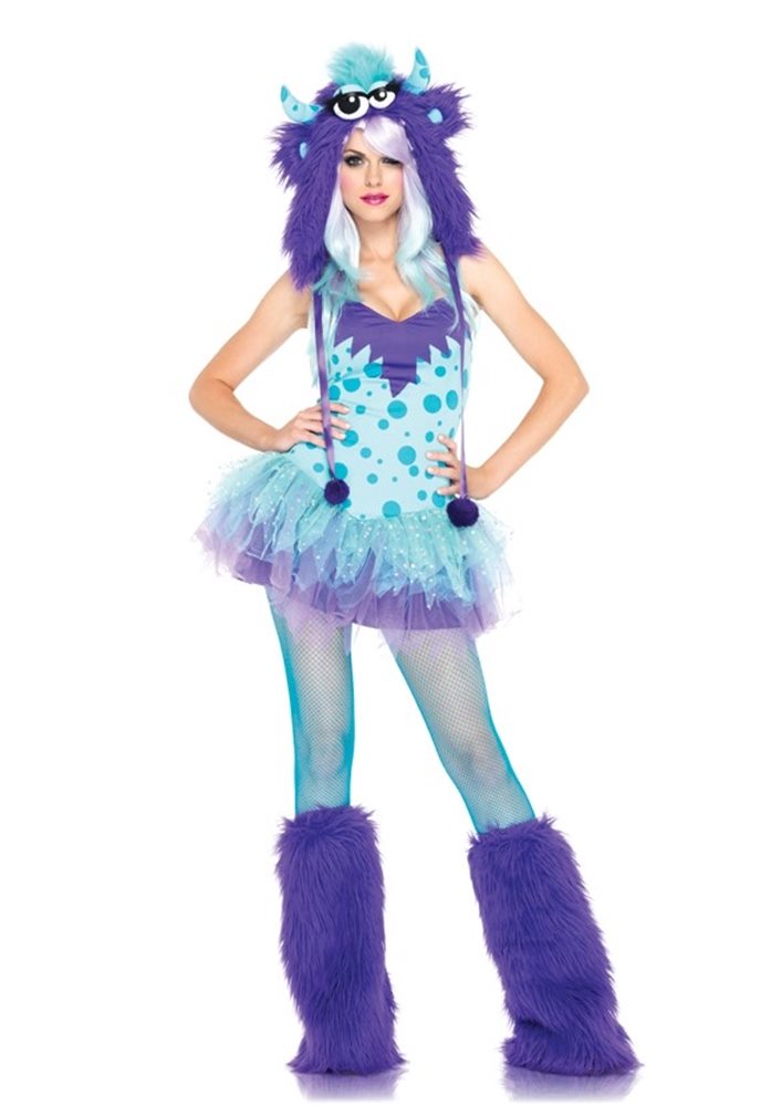 Picture of Polka Dotty Monster Sexy Adult Womens Costume