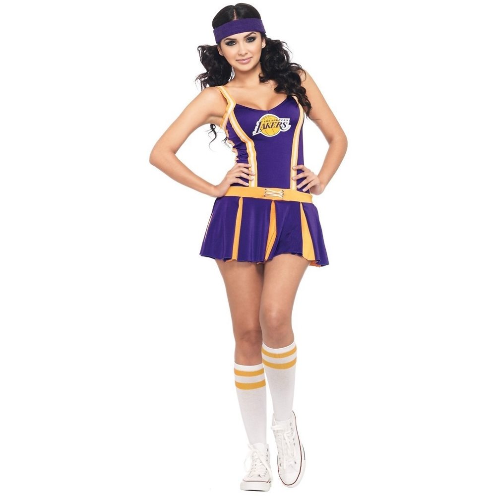 Picture of Lakers Cheerleader Classic Adult Womens Costume