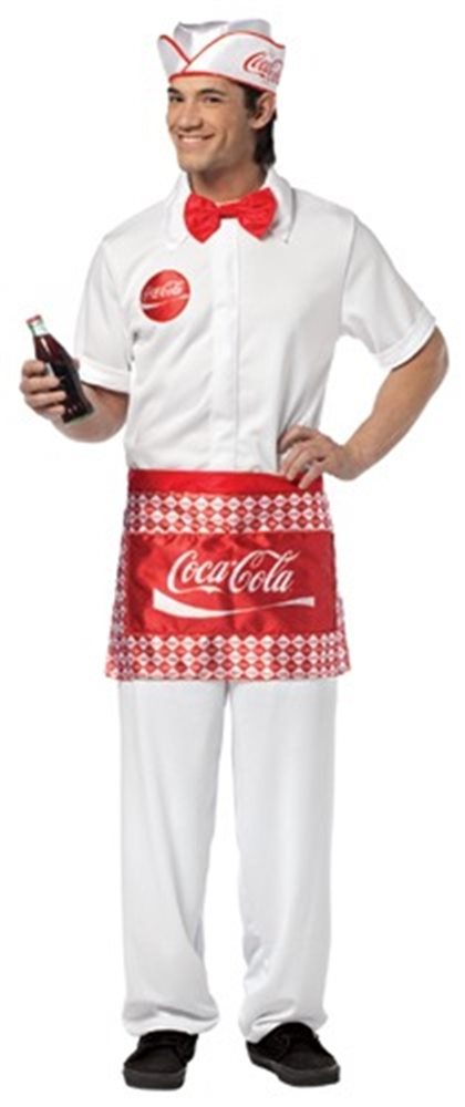 Picture of Coke Soda Jerk Adult Men Costume