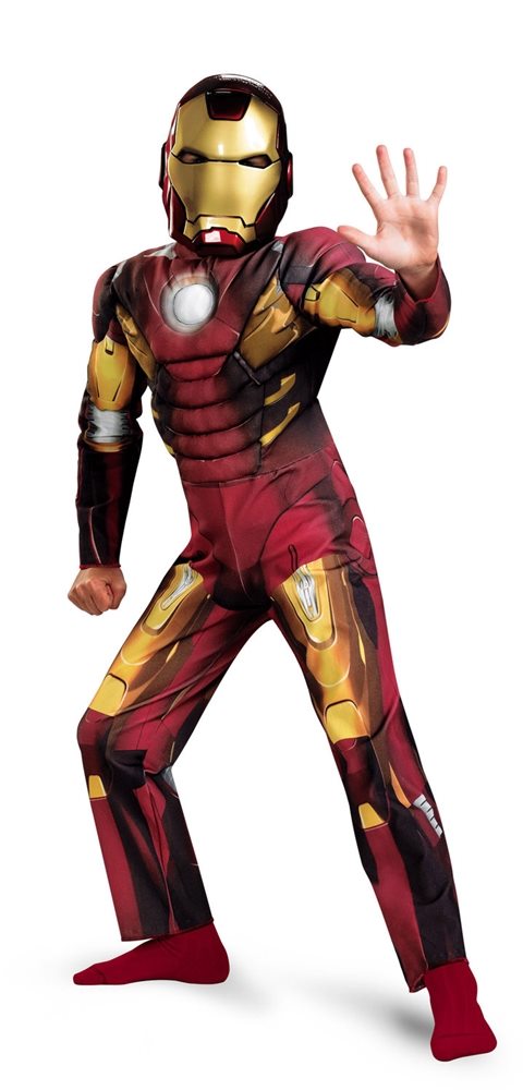 Picture of Iron Man Classic Avengers Muscle Child Costume