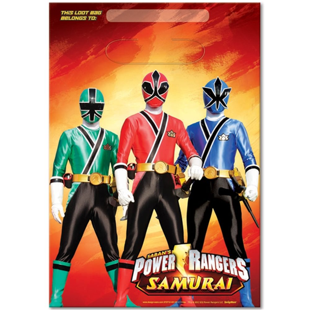 Picture of Power Ranger Samurai Loot Bags