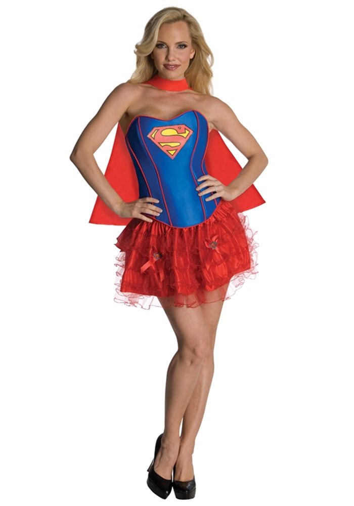 Picture of Supergirl Corset Adult Women Costume