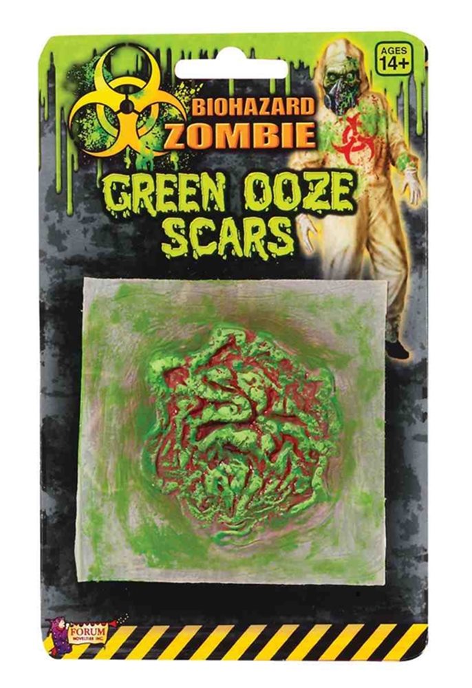 Picture of Biohazard Green Ooze Adult Scar