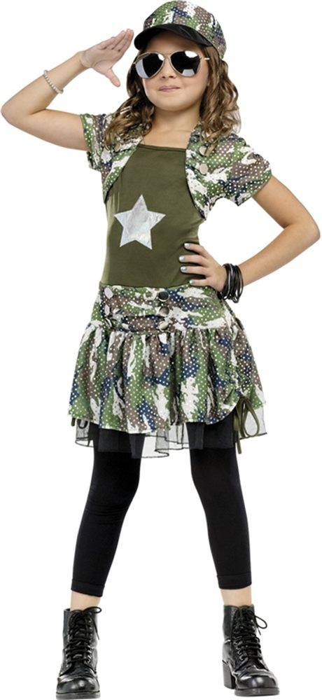 Picture of Army Brat Child Girl Costume