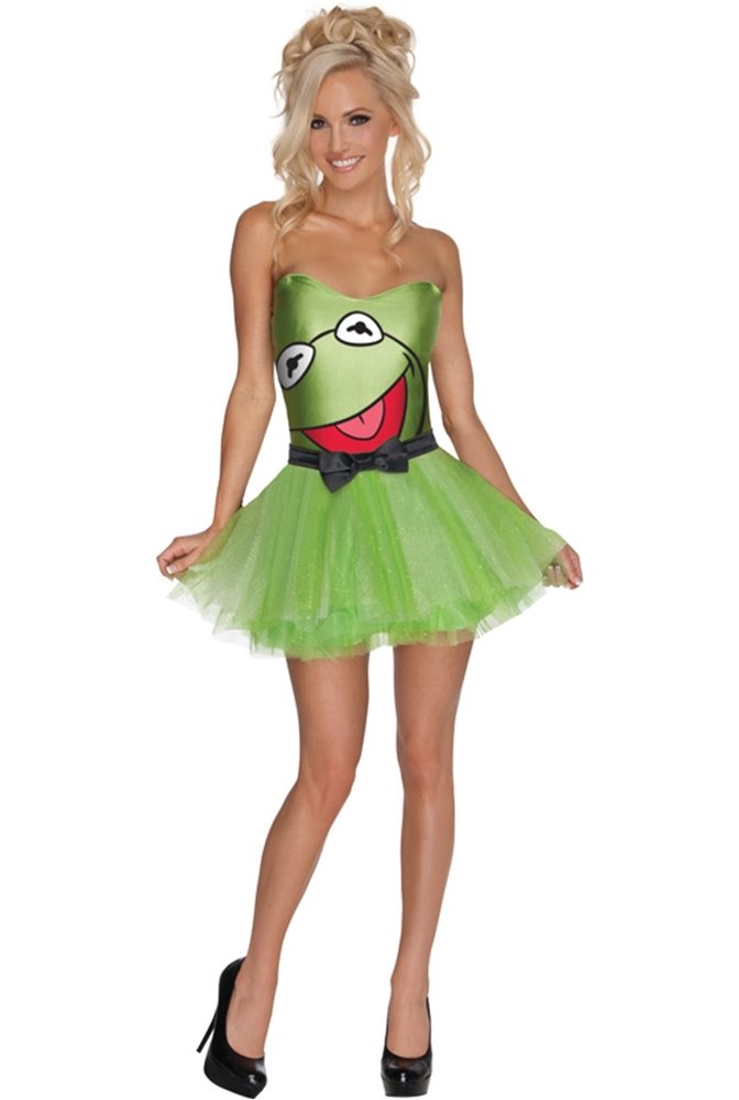 Picture of Muppets Kermit Dress Adult Womens Costume