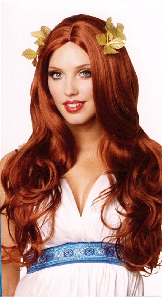 Picture of Red Long Greek Goddess Wig