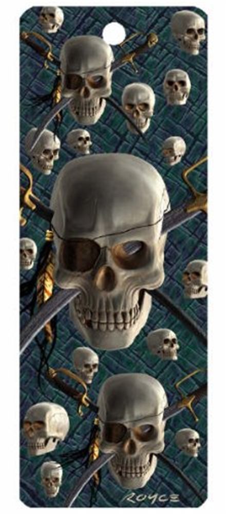 Picture of The Skull 3-D Bookmark with Tassel