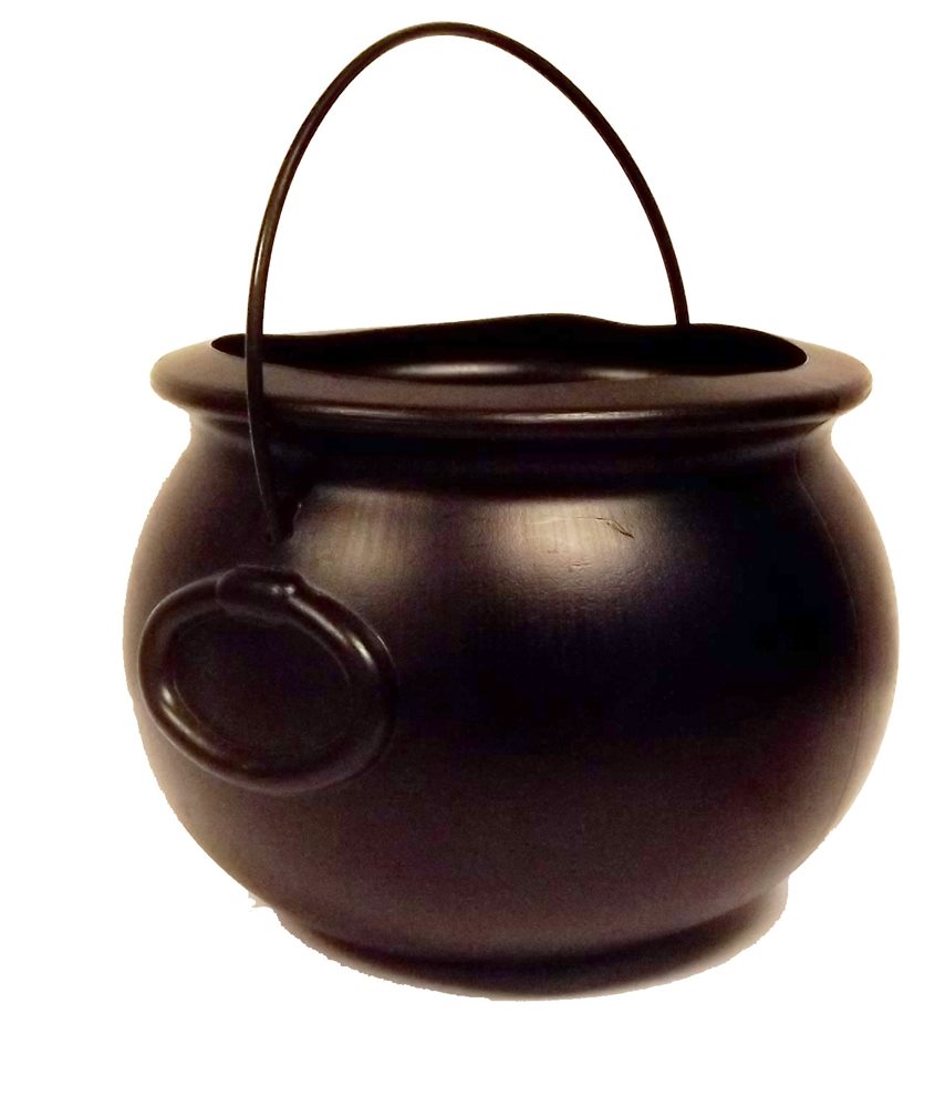 Picture of Black Cauldron With Handle 8in
