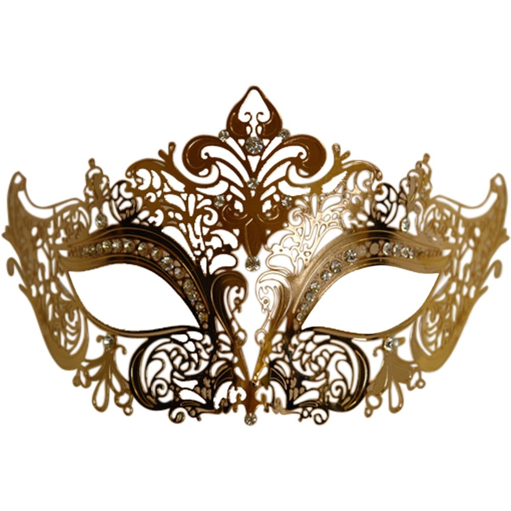 Picture of Gold Metal Venetian Half Eye Mask