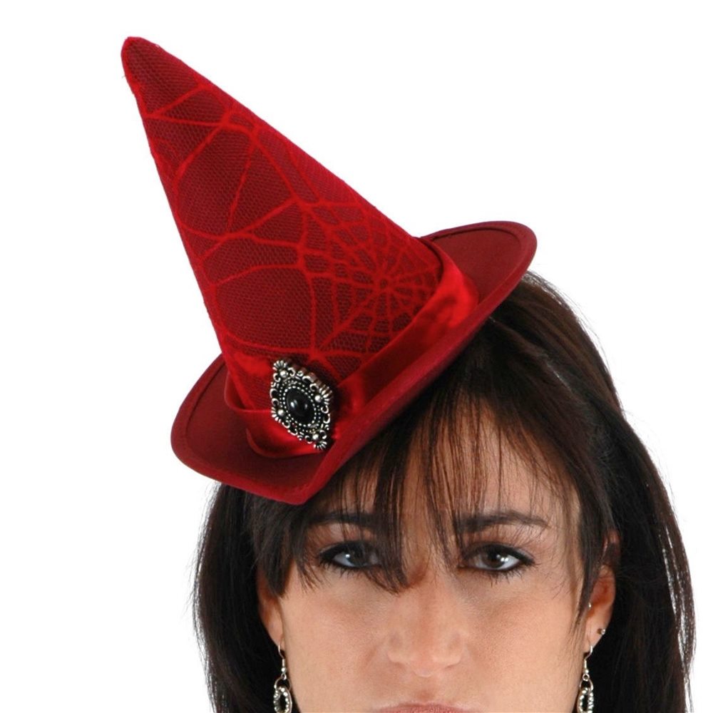 Picture of Lace Cocktail Witch Hat (More Colors)