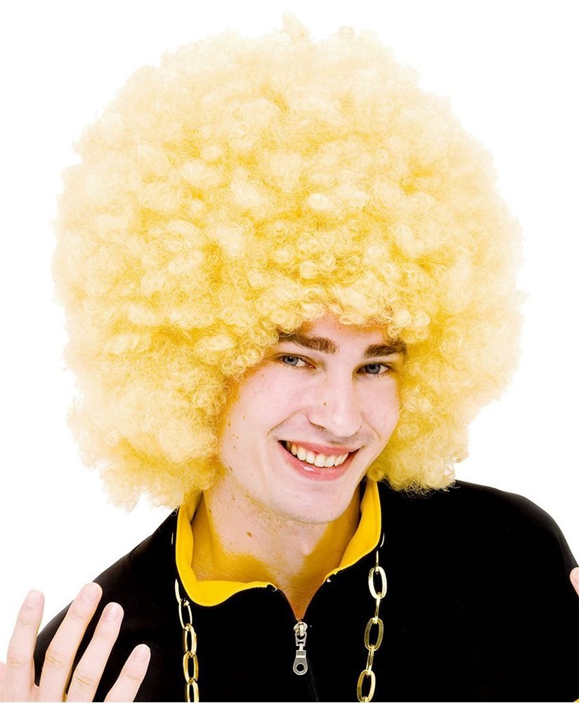 Picture of Blonde Extreme Afro Unisex Wig