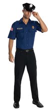 Picture of Dark Blue Police Officer Adult Mens Costume