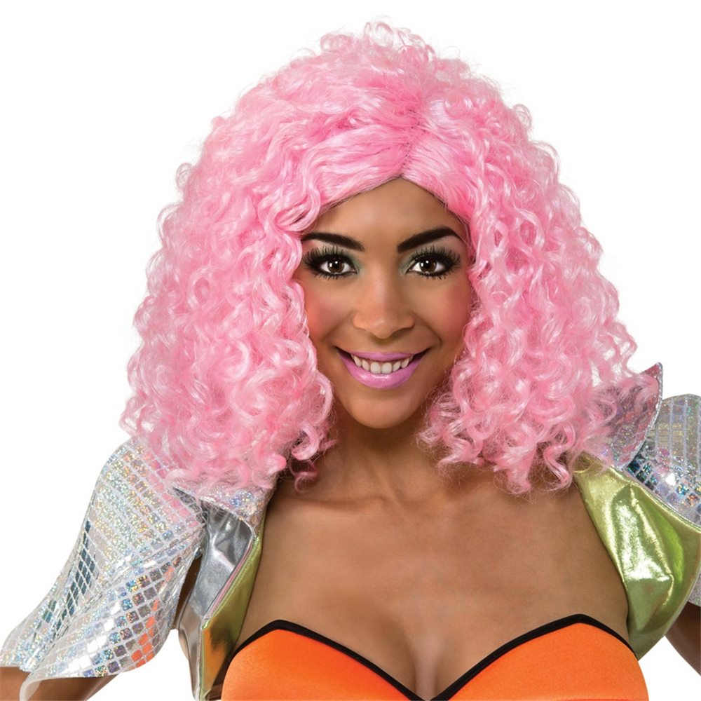 Picture of Nicki Minaj Pink Curly Wig