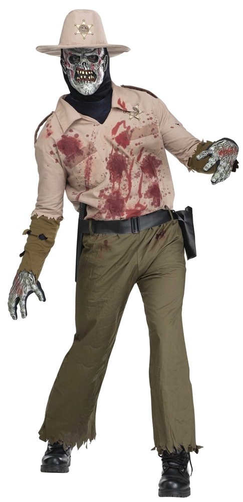 Picture of Zombie Sheriff Adult Mens Costume