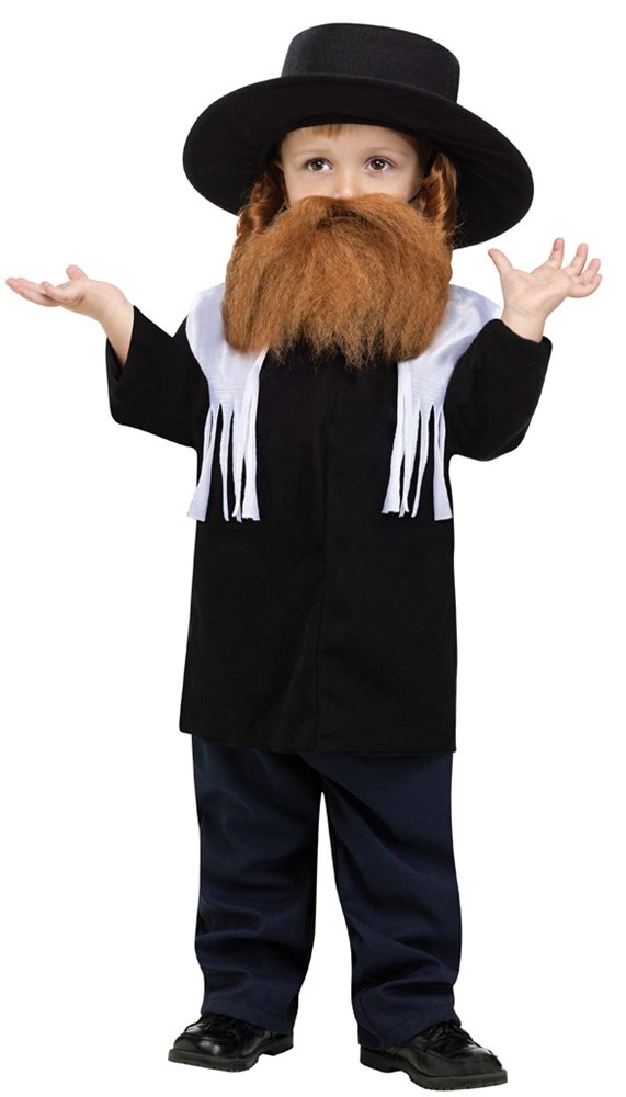 Picture of Jewish Rabbi Toddler Costume