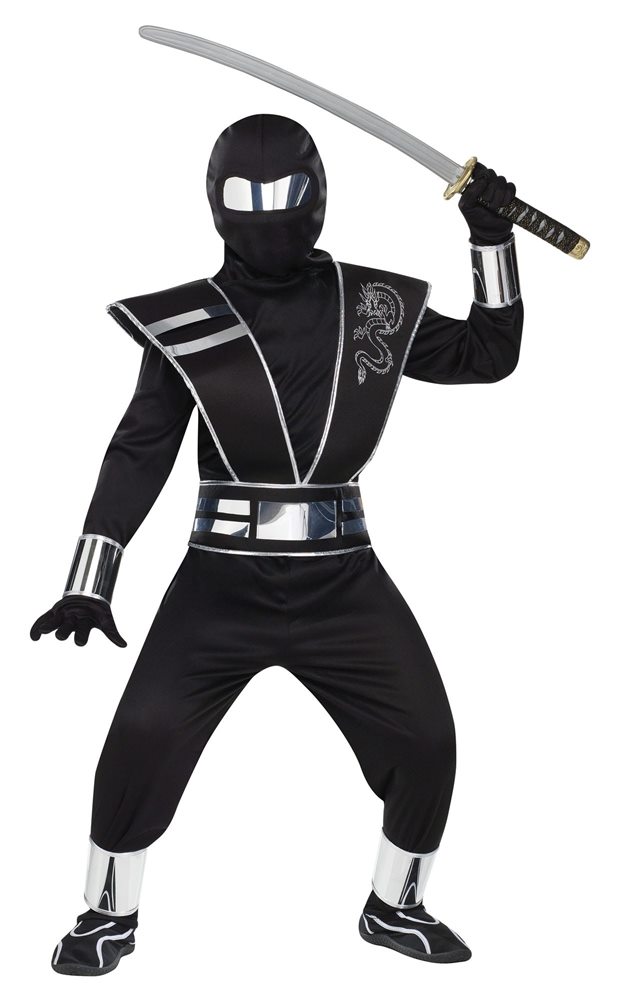 Picture of Silver Mirror Ninja Child Costume