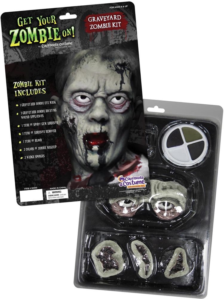 Picture of Graveyard Zombie Makeup Kit