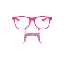 Picture of Pink Shine Sun-Stache Sunglasses