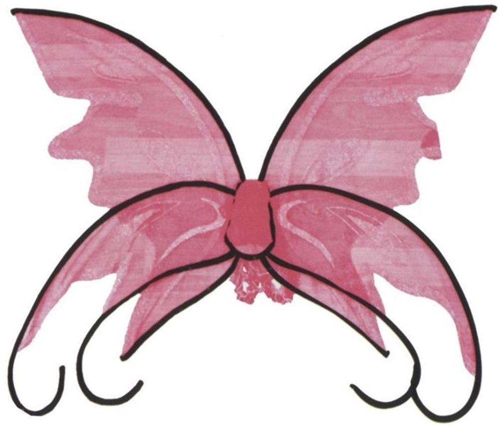 Picture of Pink Butterfly Adult Wings