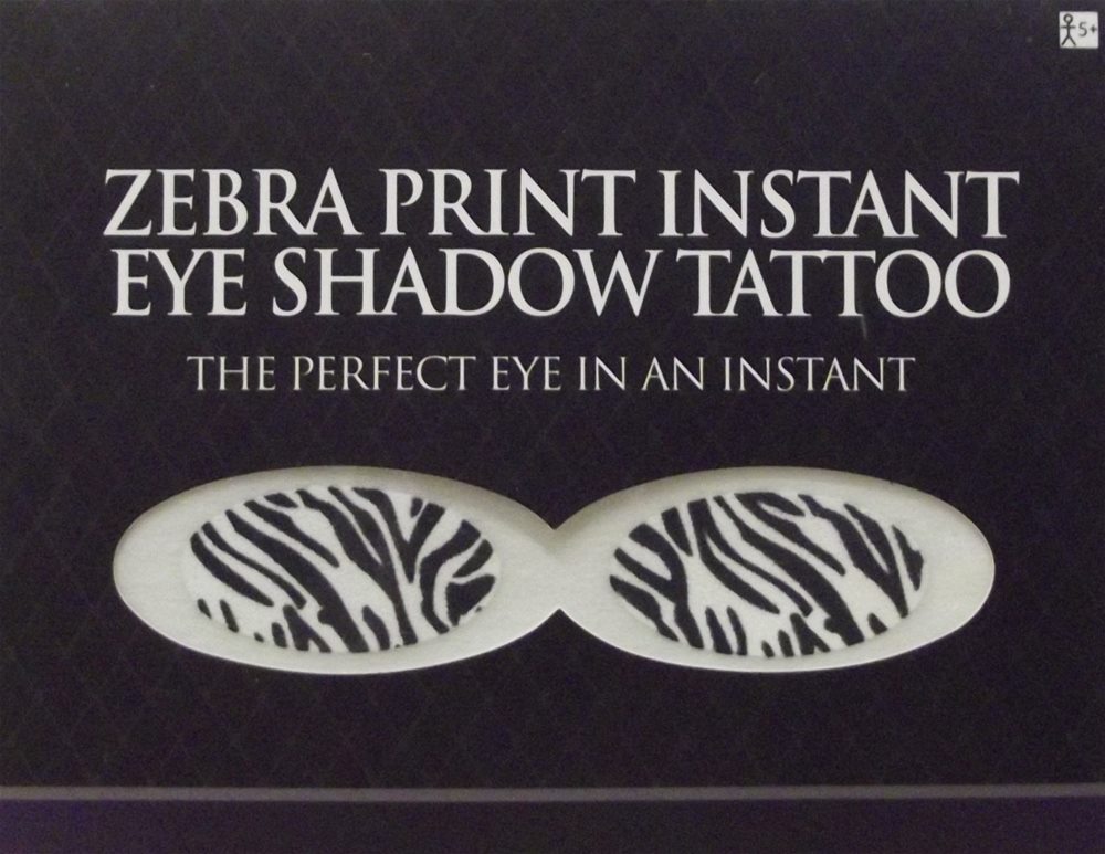 Picture of Zebra Print Instant Eye Shadow Tattoo