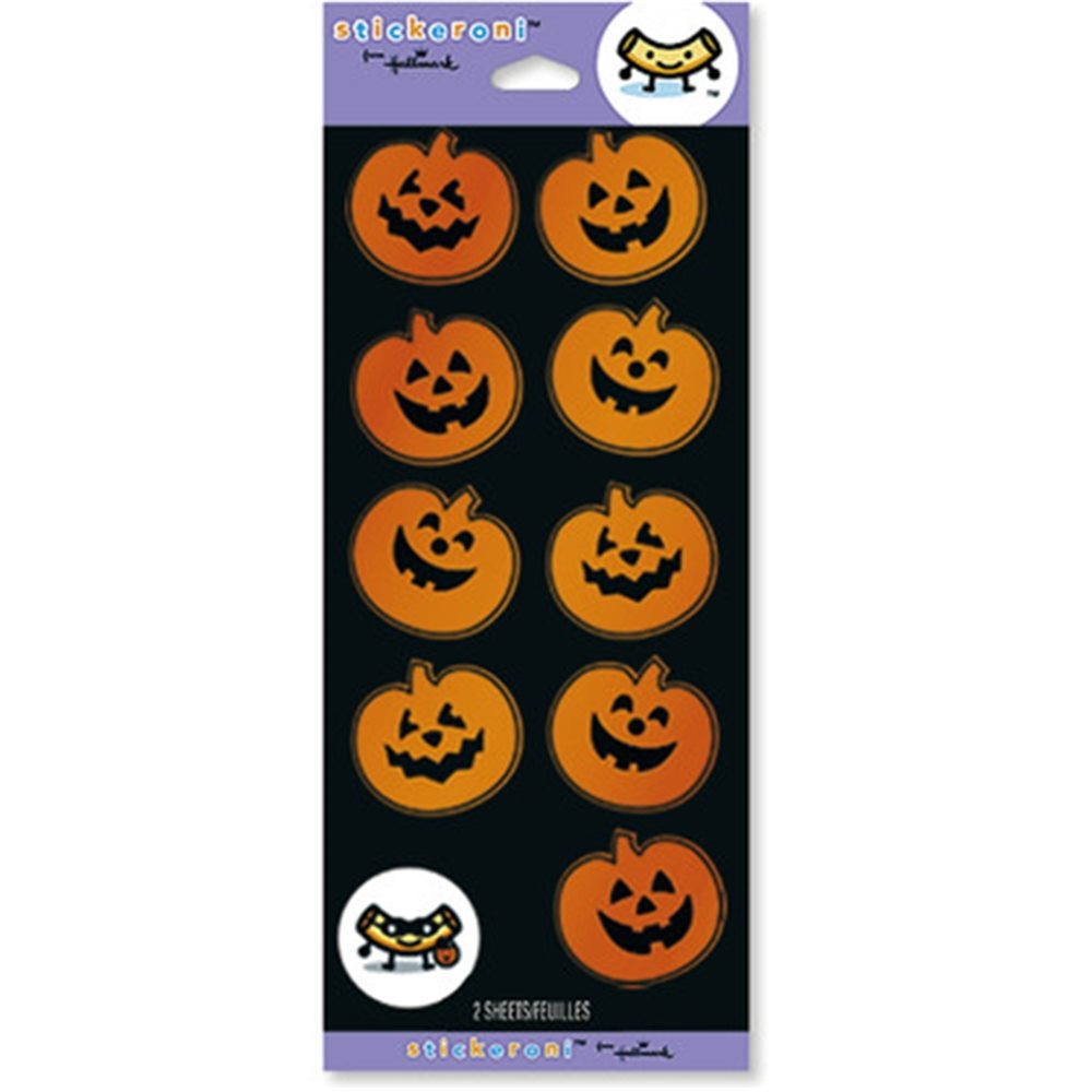 Picture of Halloween Foil Pumpkins Sticker Sheets