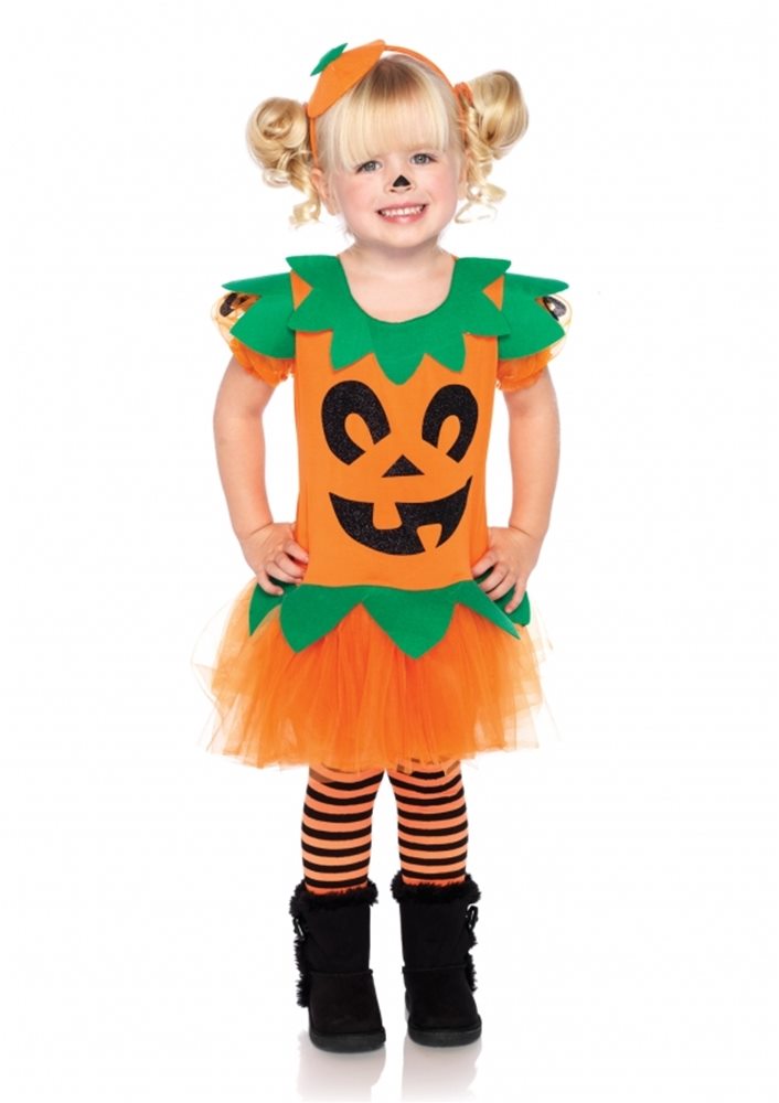 Picture of Pretty Pumpkin Dress Child Costume