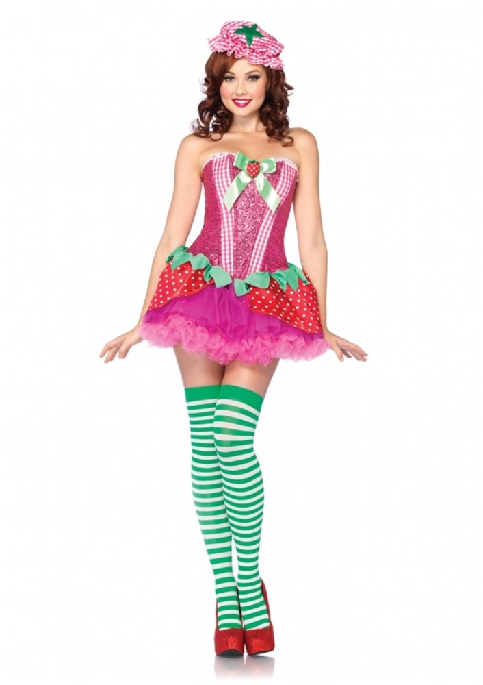 Picture of Strawberry Sweetie Adult Womens Costume
