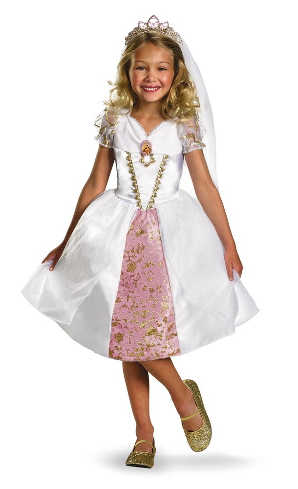 Picture of Tangled Rapunzel Wedding Gown Toddler & Child Deluxe Costume