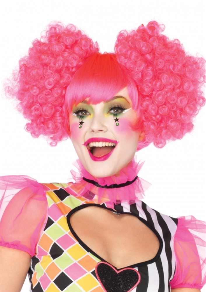 Picture of Harlequin Neon Curly Wig