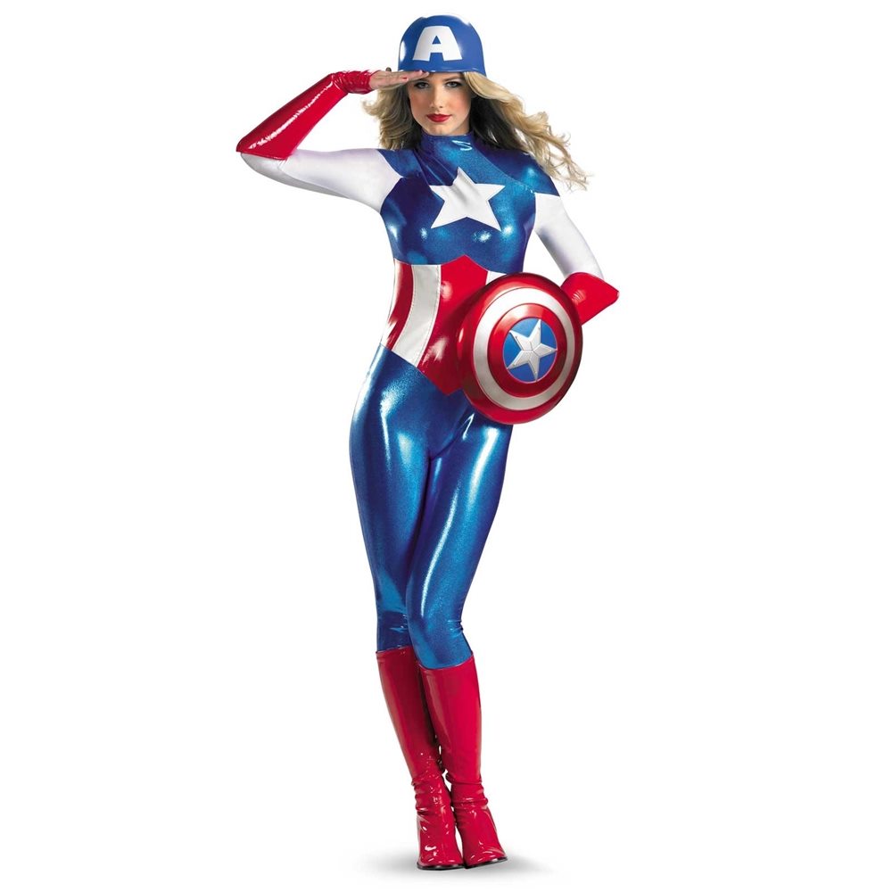 Picture of American Dream Bodysuit Adult Womens Costume